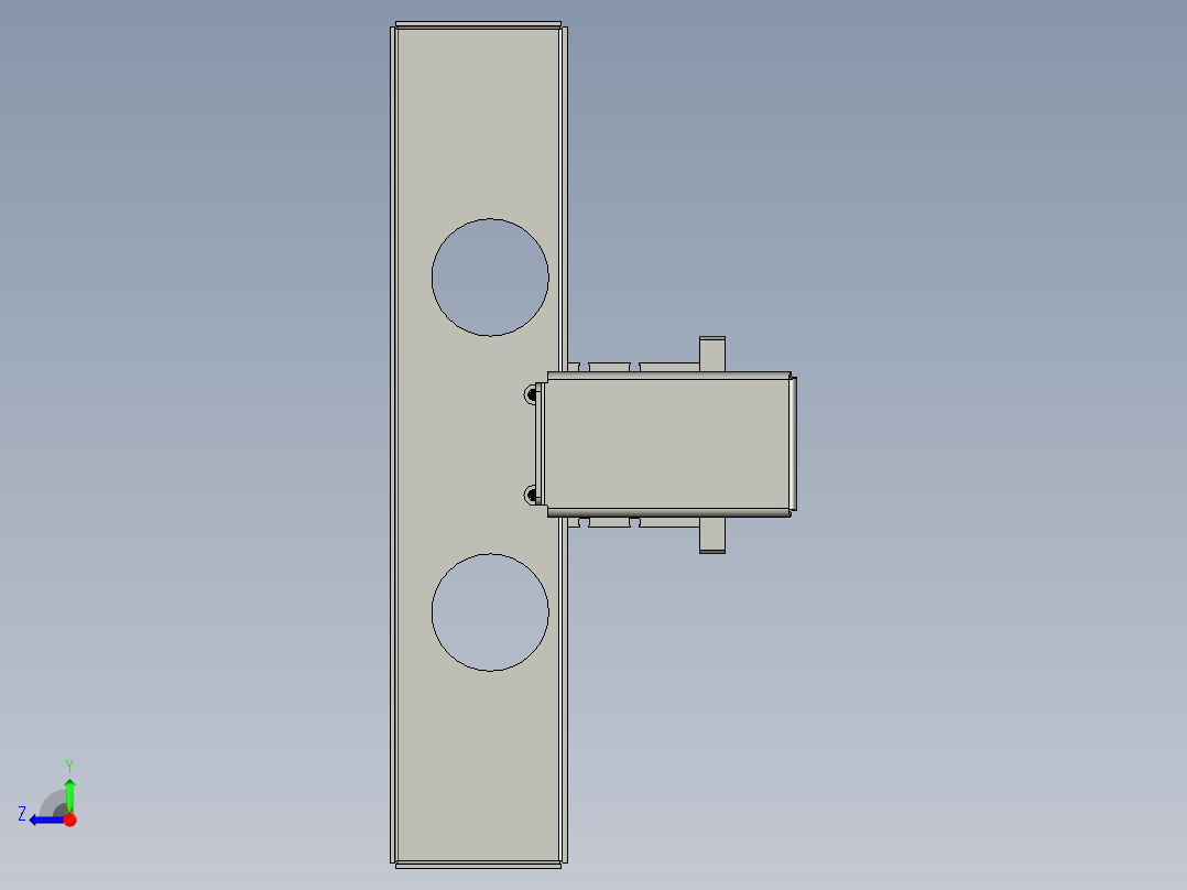 HT放料自动MHL2-40D2前段居中组件TREWQ右视图