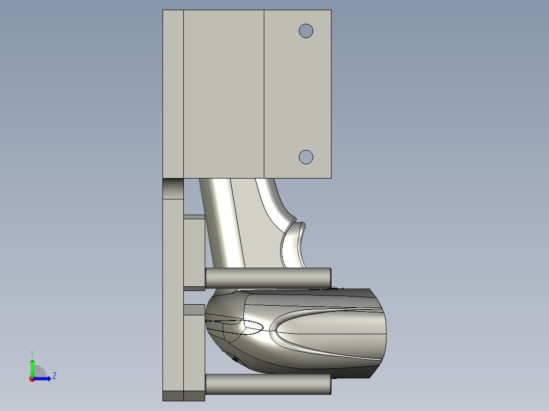 18328-总装-流水线条码采集机构左视图
