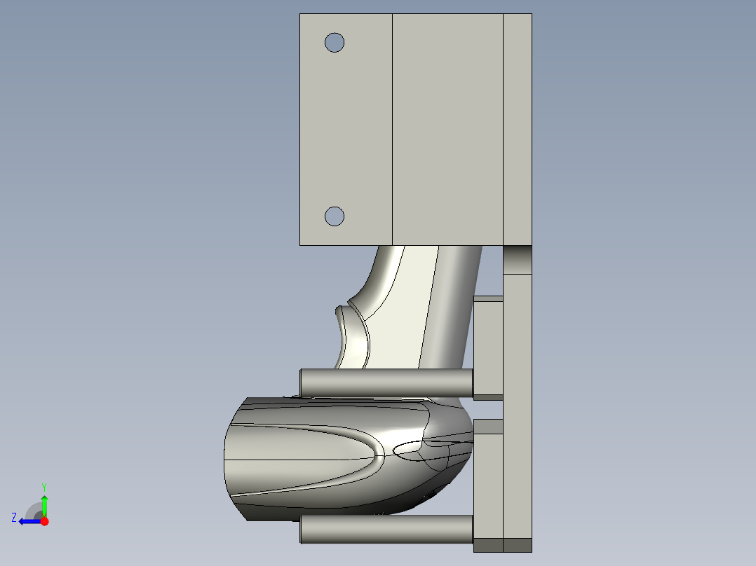 18328-总装-流水线条码采集机构右视图
