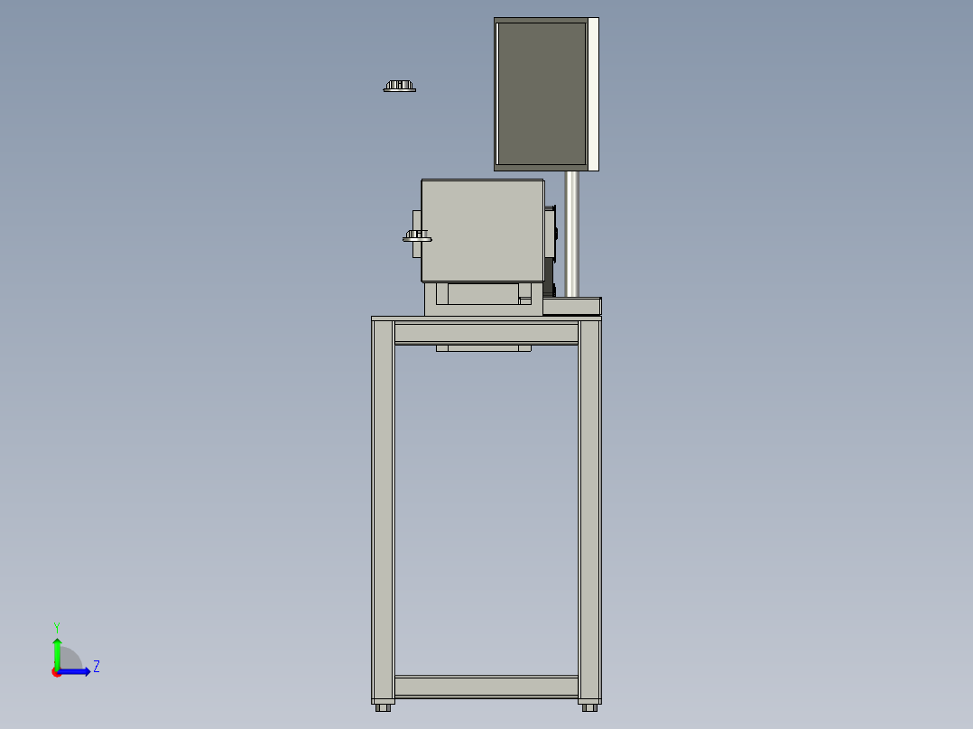 LJ-CJ-600胶圈同步带组左视图