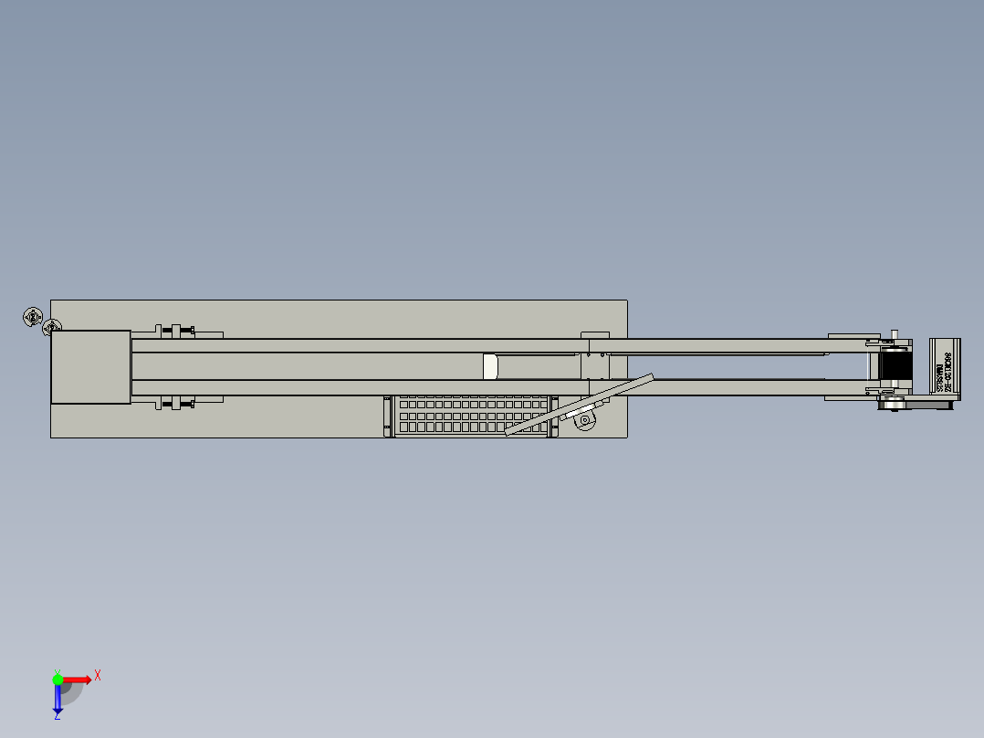 LJ-CJ-600胶圈同步带组俯视图