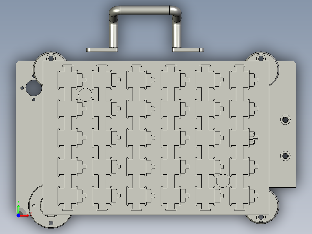 料盘组件161112前视图
