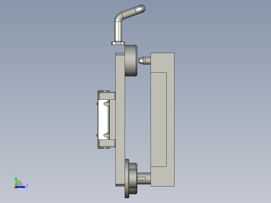 料盘组件161112左视图