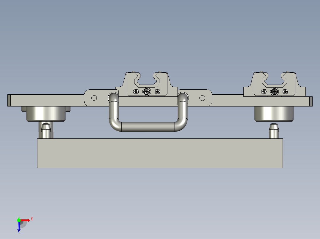 料盘组件161112俯视图