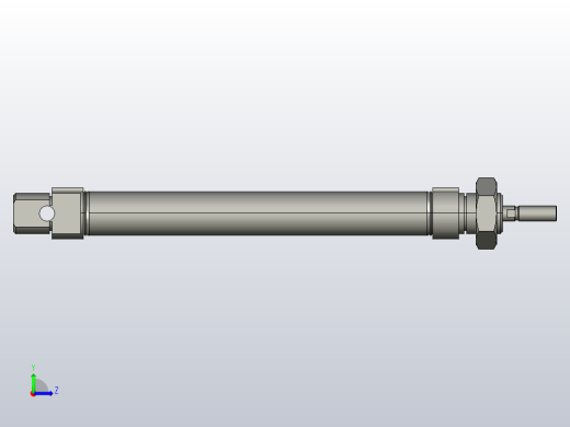 圆形气缸DSNU系列[DSNU-16-100-P-A]左视缩略图