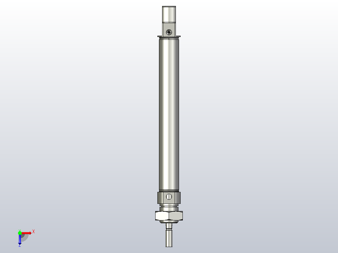 圆形气缸DSNU系列[DSNU-16-100-P-A]俯视图