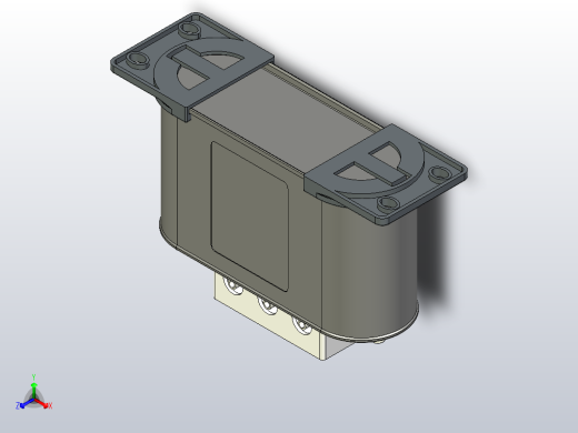 BKMJ(0.4～0.48)-1～5kvar-3自愈式低电压并联电容器三维模型202202