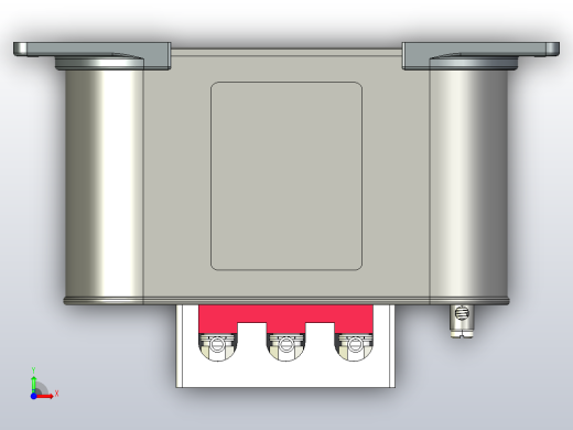 BKMJ(0.4～0.48)-1～5kvar-3自愈式低电压并联电容器三维模型202202前视缩略图