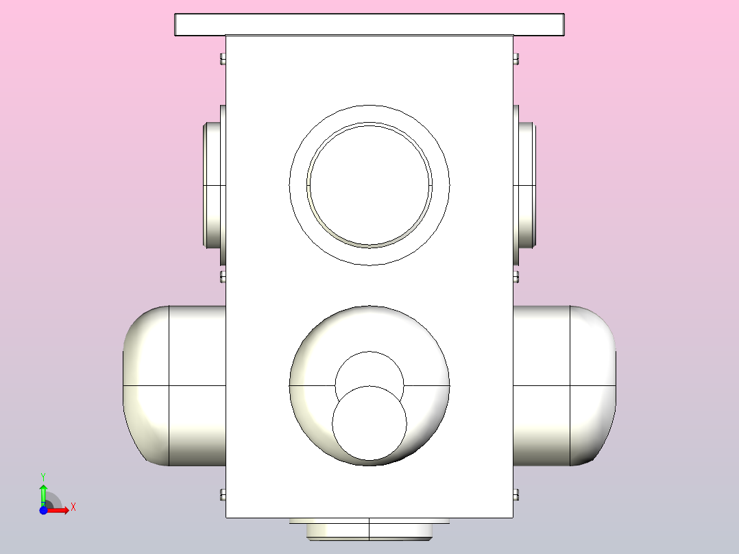 PYF系列喷流诱导风机[PYF-A3]前视图