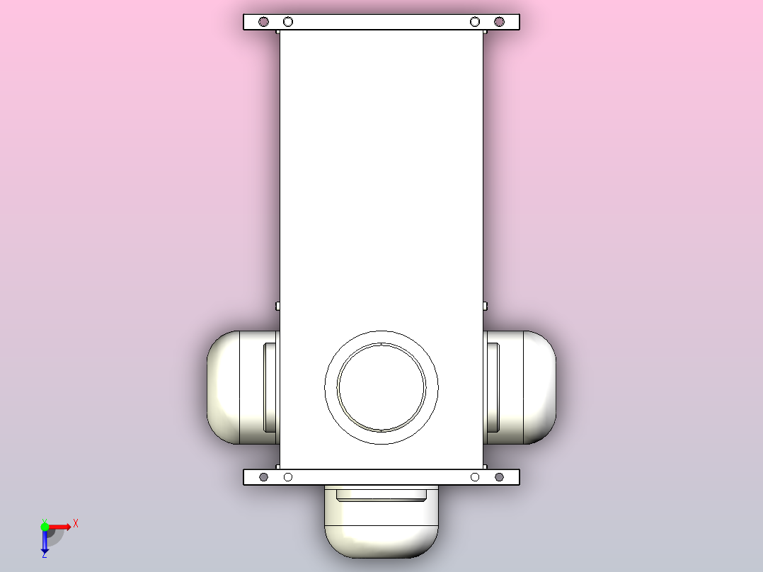 PYF系列喷流诱导风机[PYF-A3]俯视图