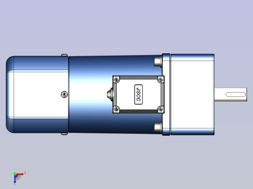 精研YF调速电磁制动电机 200yf01-18俯视缩略图