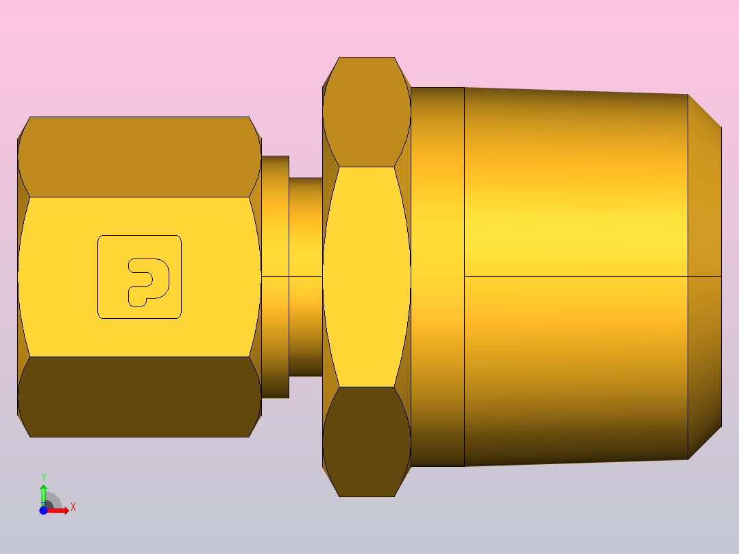公接头68C 4 6前视图