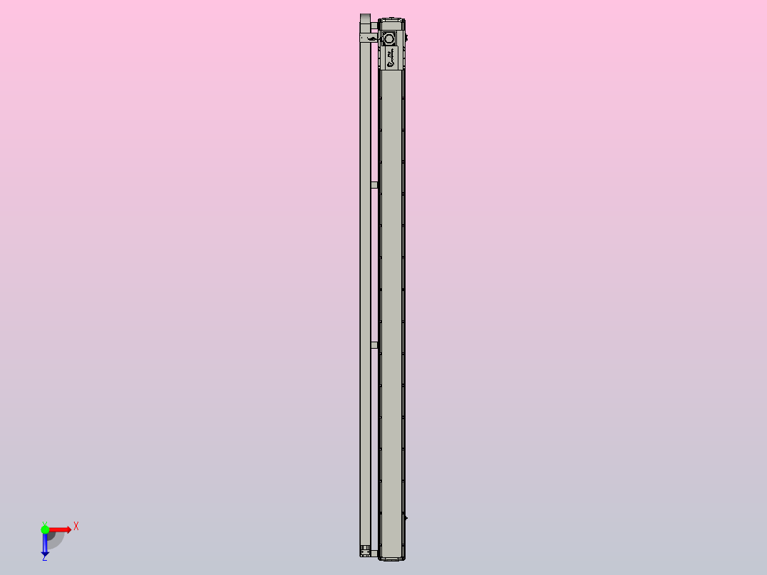 TM17-L3-3000-BC-T750W-C4-MB-3M齿轮齿条型TM17俯视图