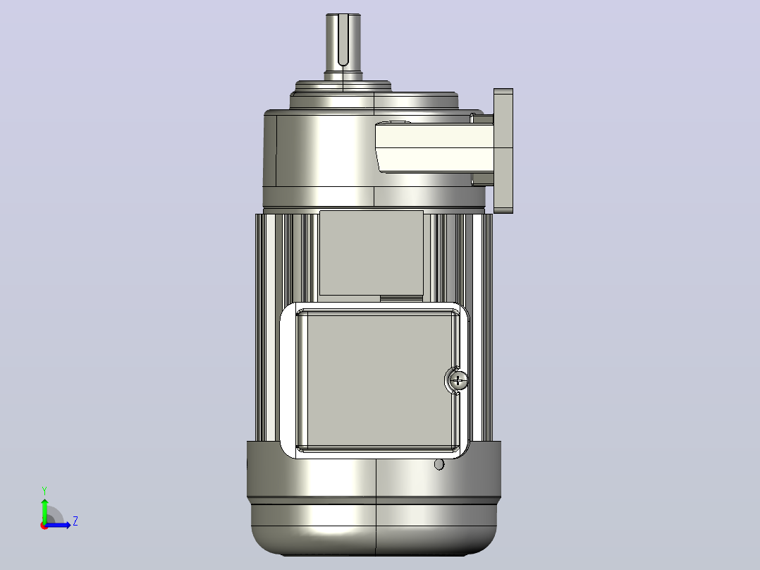 交流减速机ZH200-C(Z)B-3K-12.5K(15K-90K)(18轴）左视图
