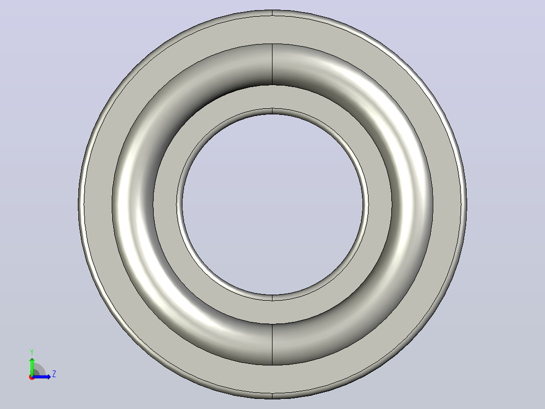 SKF自调心球轴承ball_bearing_1313_ek_0左视图