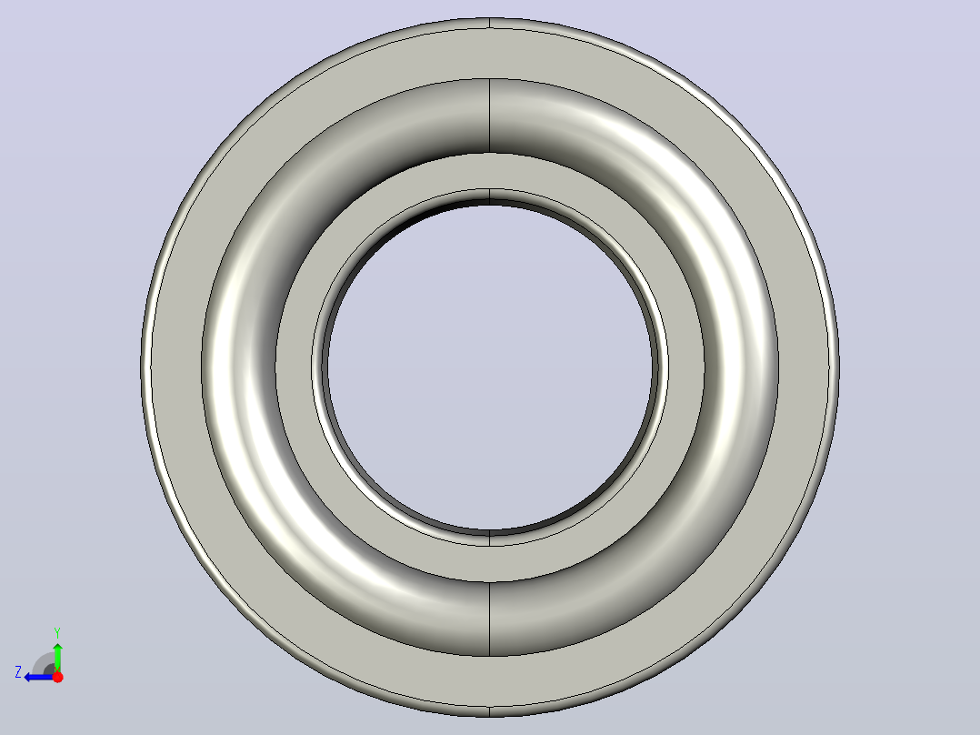 SKF自调心球轴承ball_bearing_1313_ek_0右视图
