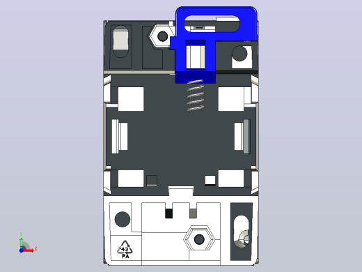 NXC-09～12 4P交流接触器三维模型202204前视缩略图