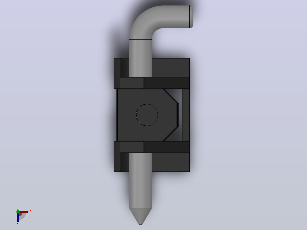 CL230-2[CL230-2]锁扣插销俯视图
