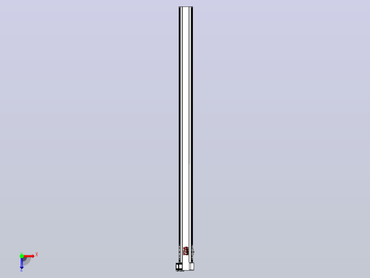 皮带直线轴半封闭可选导轨TPA-HNB-120D-110-L2000-RP-C-P40-N3俯视缩略图