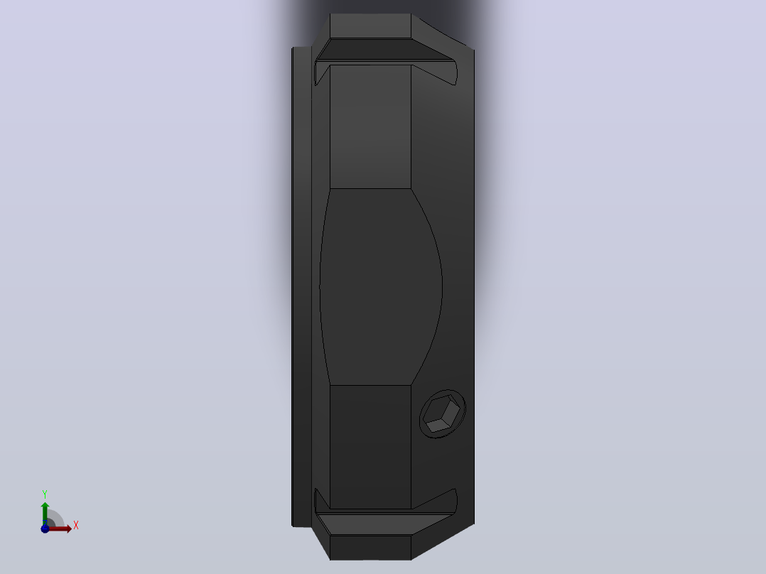 NFA斜角锁紧螺母[NFA M50×1.5]前视图