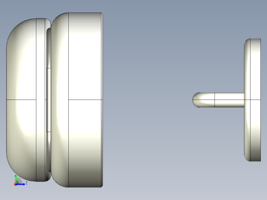BLOCK SHAFT 门锁双左视缩略图