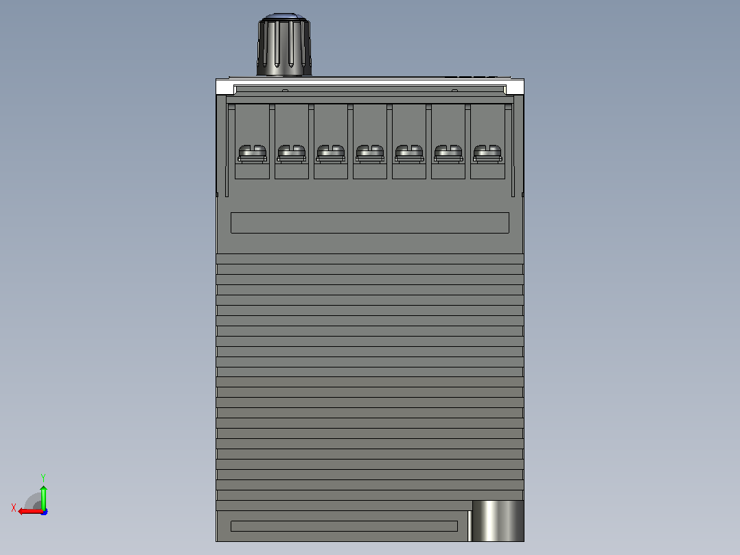 调速器、驱动器DF48后视图