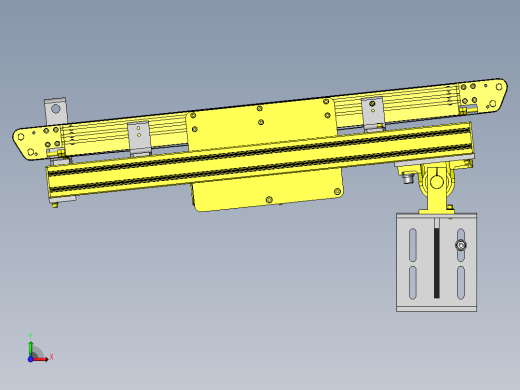 可调角度的输送机前视缩略图
