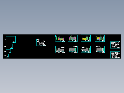脚手架全套设计CAD图纸+计算图纸