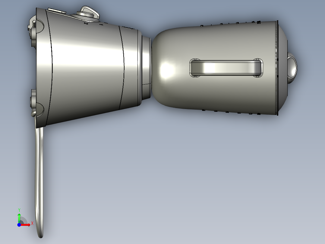 搅拌机step前视图