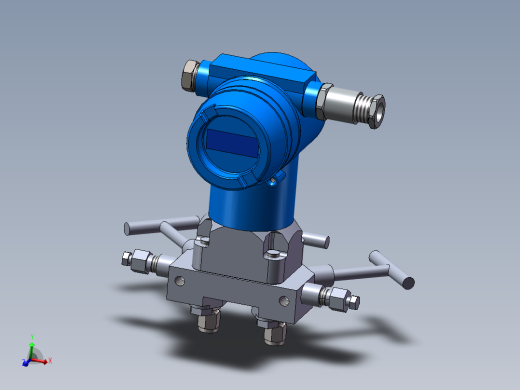 差压变送器带平面阀体