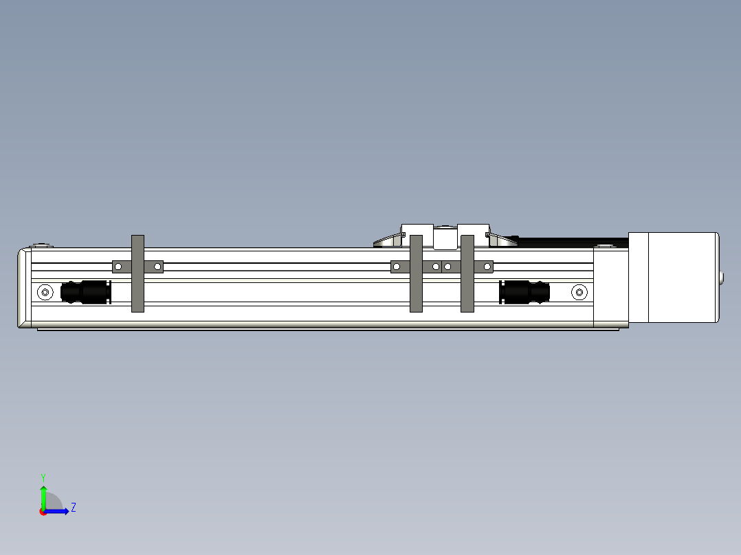 Toyo东佑达直线模组-ECH5-150-BL左视图