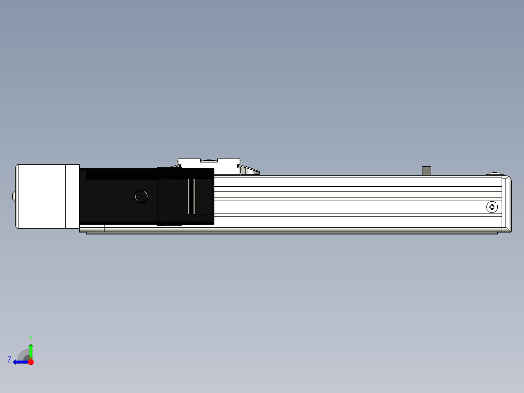 Toyo东佑达直线模组-ECH5-150-BL右视图