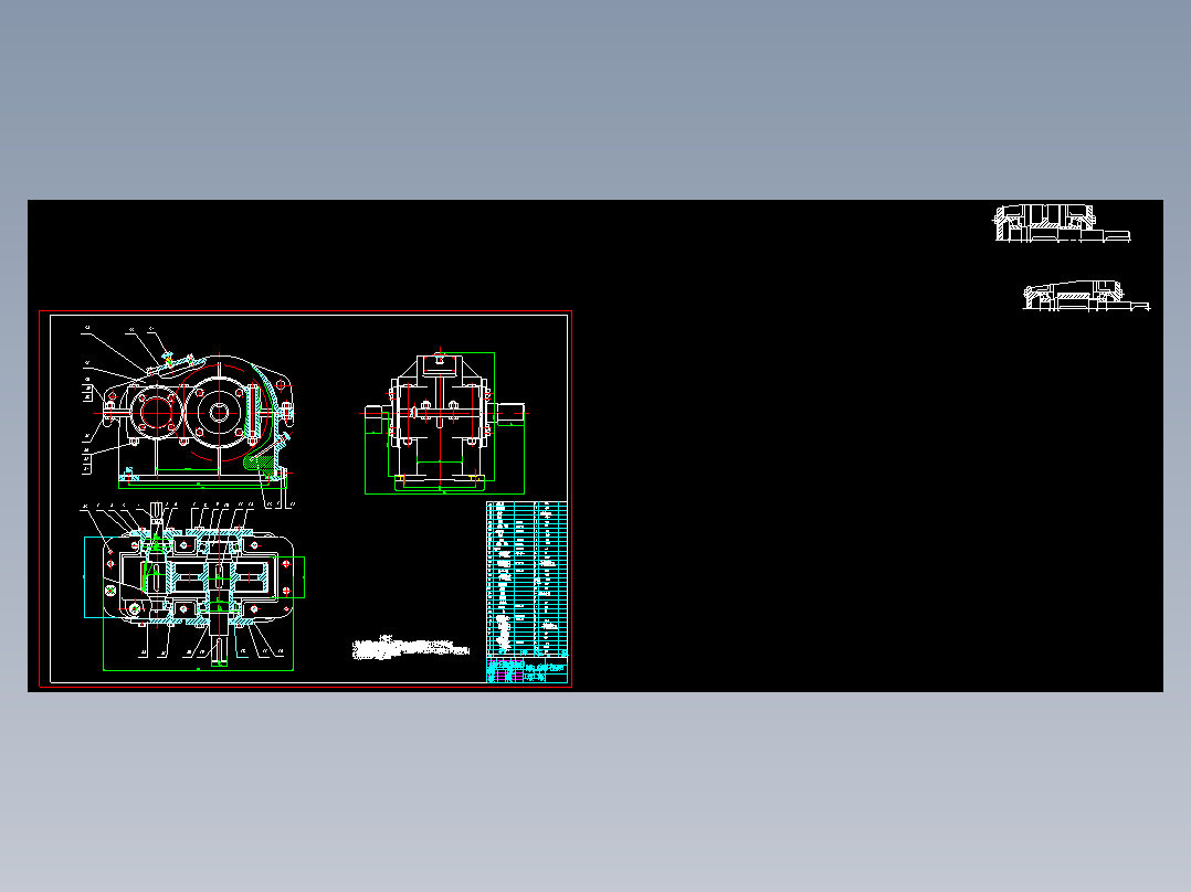 一级斜齿圆柱齿轮减速器p=4.5_n=175