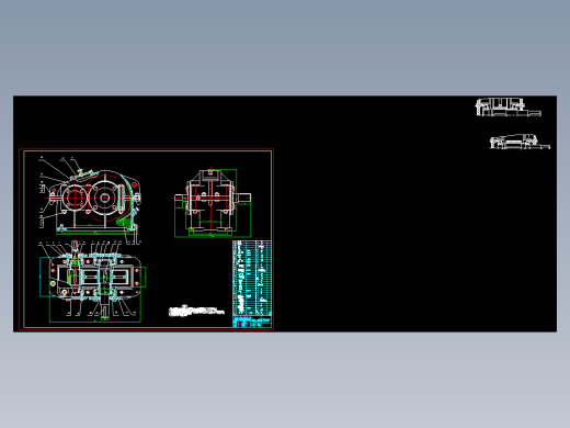 一级斜齿圆柱齿轮减速器p=4.5_n=175