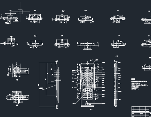 DVD遥控器前盖注塑模设计（有cad图+文献翻译）缩略图