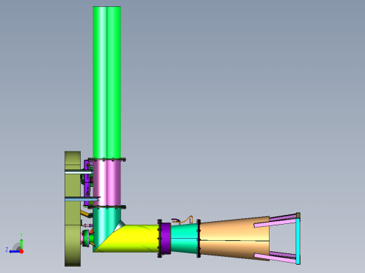 微型水轮水力涡轮发电机右视缩略图