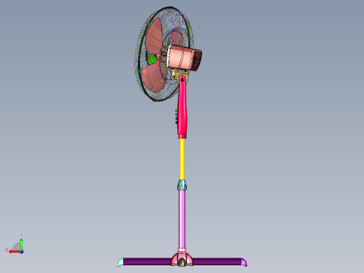 家用落地风扇电扇后视缩略图