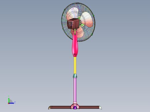 家用落地风扇电扇左视缩略图