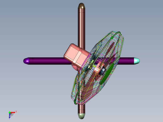 家用落地风扇电扇俯视缩略图