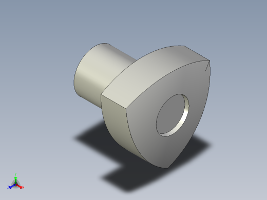 三瓣型把手VTR-3D多系列多零件图纸模型