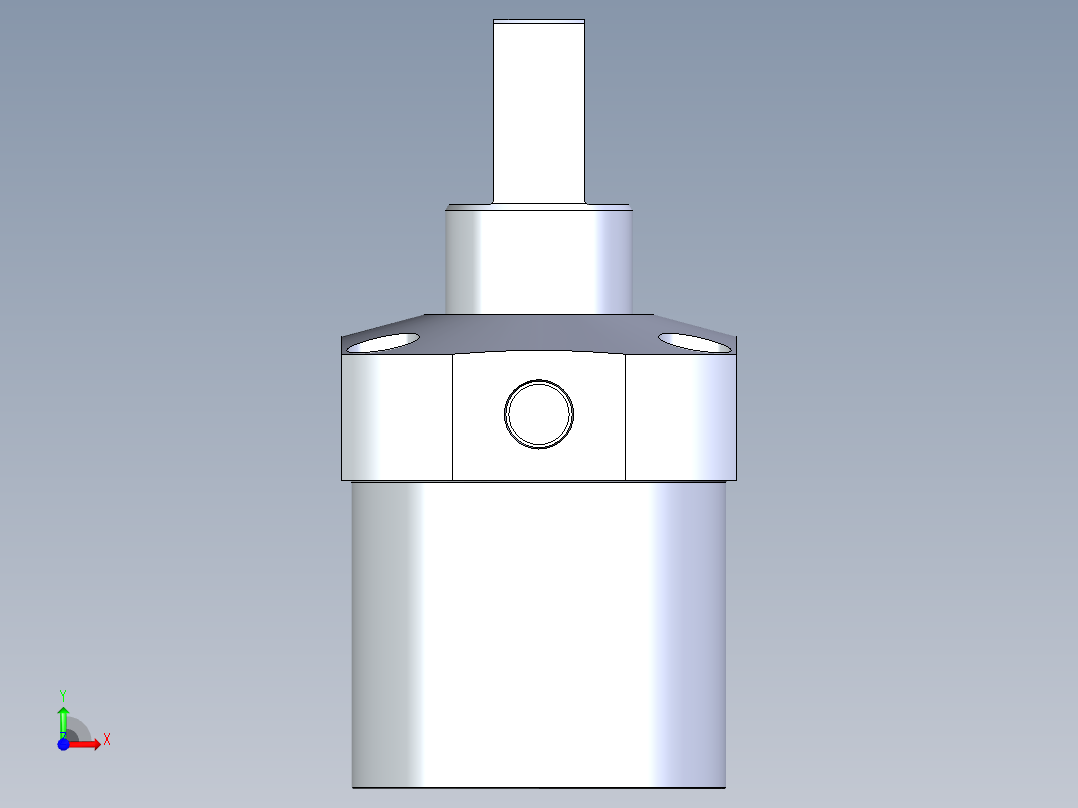 KOSMEKLG0900-Sx-P多系列多零件图纸模型前视图
