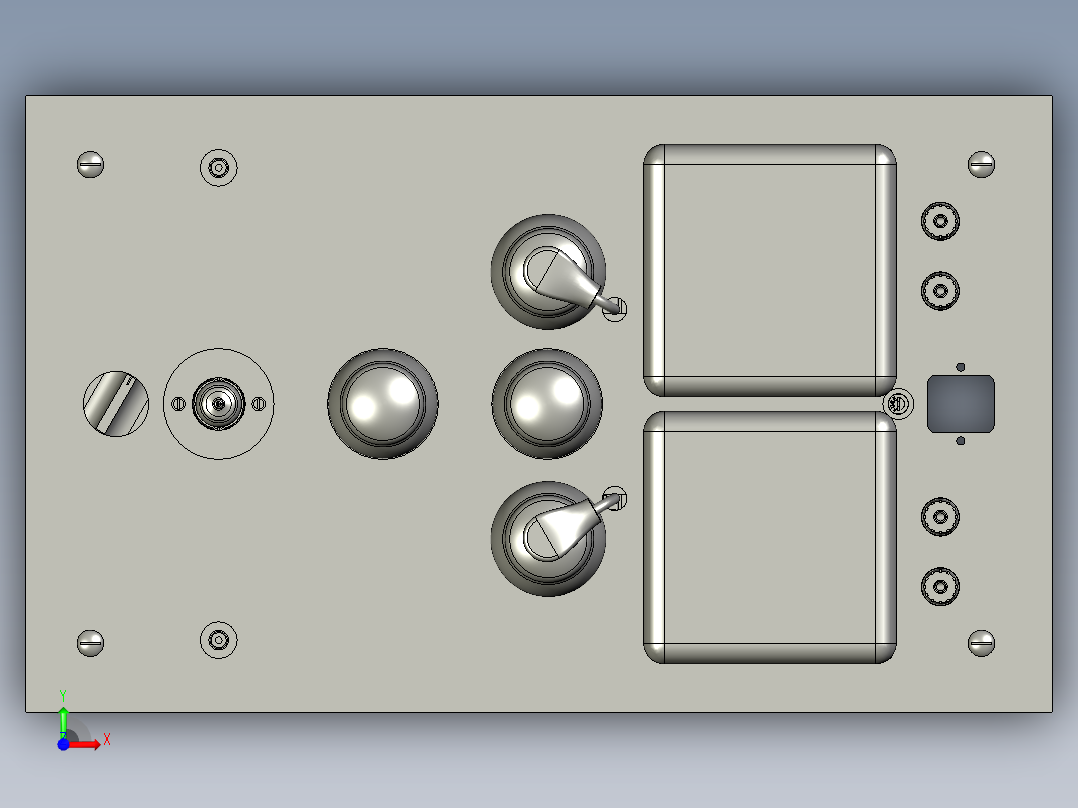 功率放大器18前视图