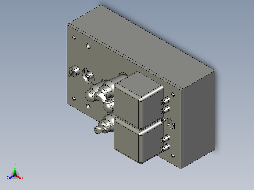 功率放大器18正等轴测图