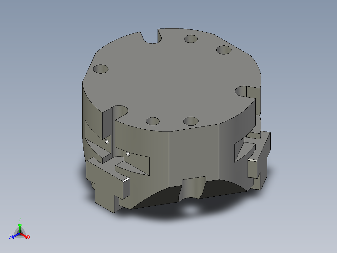 普通气爪PH14-50S主视图