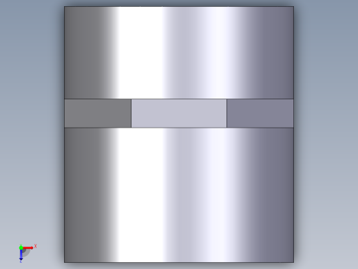 12KIFV 用溶剂焊接插座DF双适配器，溶剂焊接插口DM和BSP的阳螺纹端R俯视缩略图