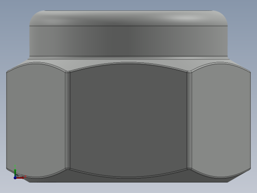 紧固件-0.3750 Lock Nut前视缩略图