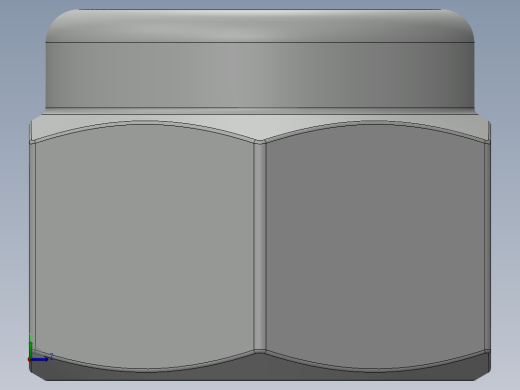 紧固件-0.3750 Lock Nut左视缩略图