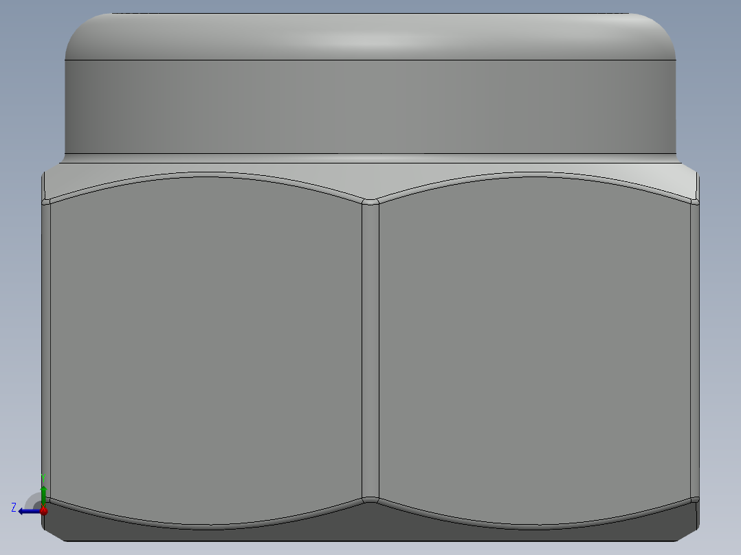 紧固件-0.3750 Lock Nut右视图