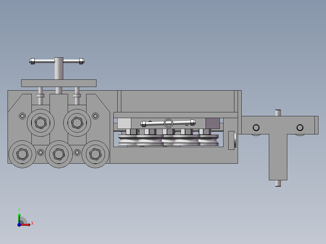 滚焊机之调丝器前视图