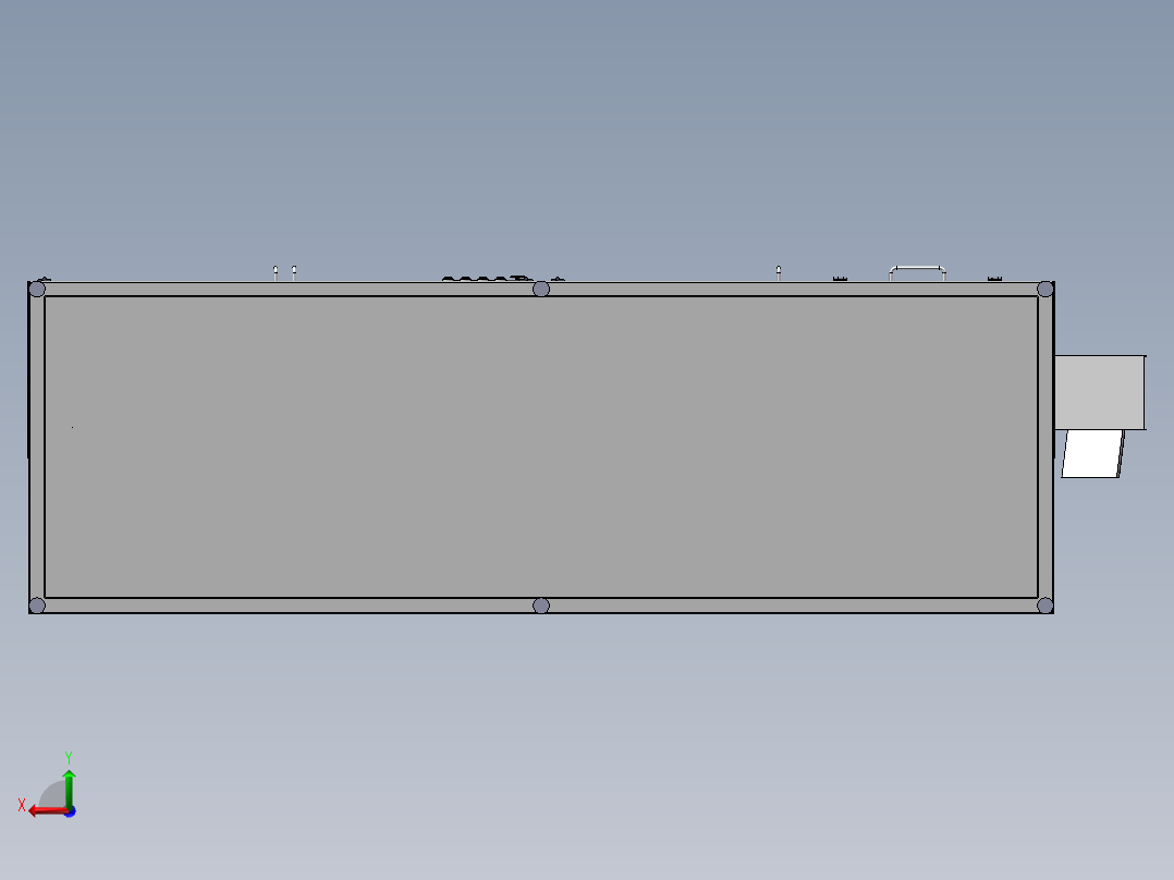 DPH300铝塑泡罩包装机三维SW模型=511588==180后视图